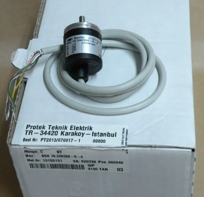 Bdk16.24k50-5-5 Baumer Incrementatl Encoder Micro Series 5mm Shaft50 Pulses Bsk1624k5055