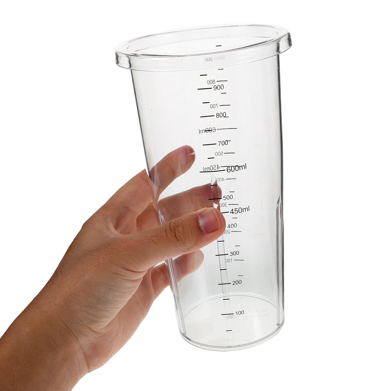 

1pc Blender Stirring Cup 1000Ml Replacement Mixing Cup With Scale Precise Measurement Heat Resistant Plastic Smoothie Accessory