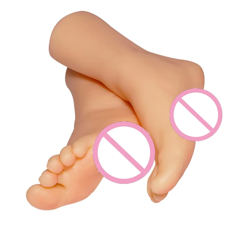 Fake Mannequin Silicone Foot Model for Display Tarsel Bone Ankle Medical Dummy Human Female Feet Fetish TPE MD01/Double-grave