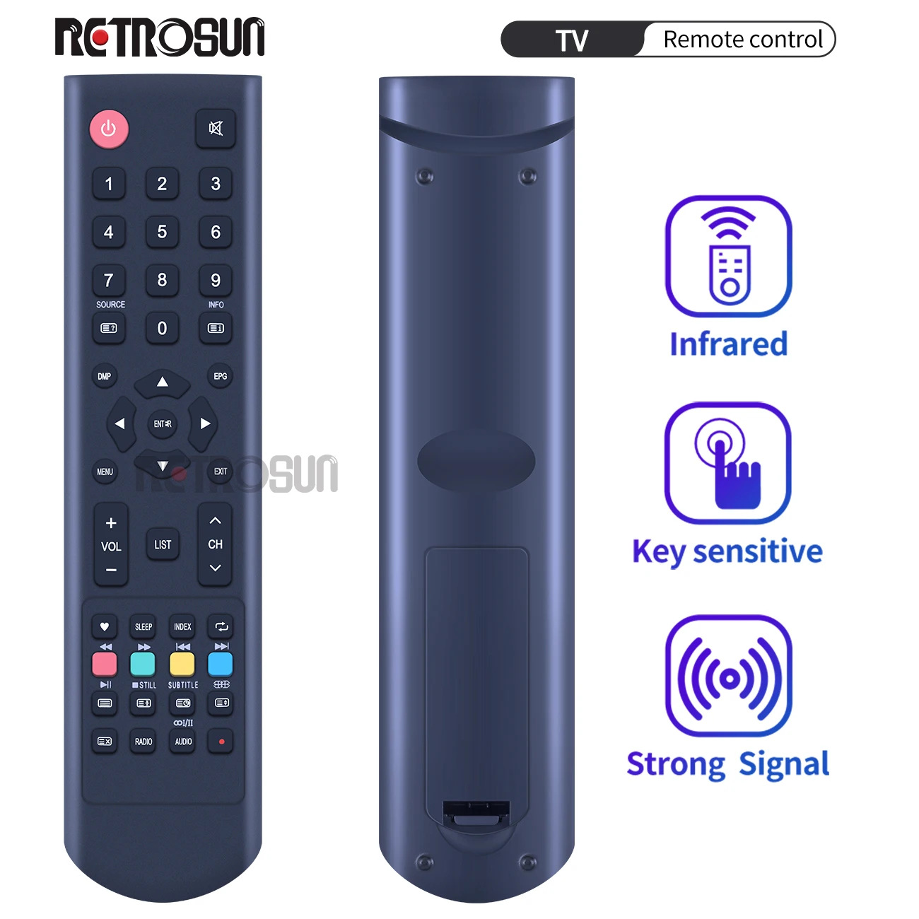 

New Remote Control for noon east TV RC2000c