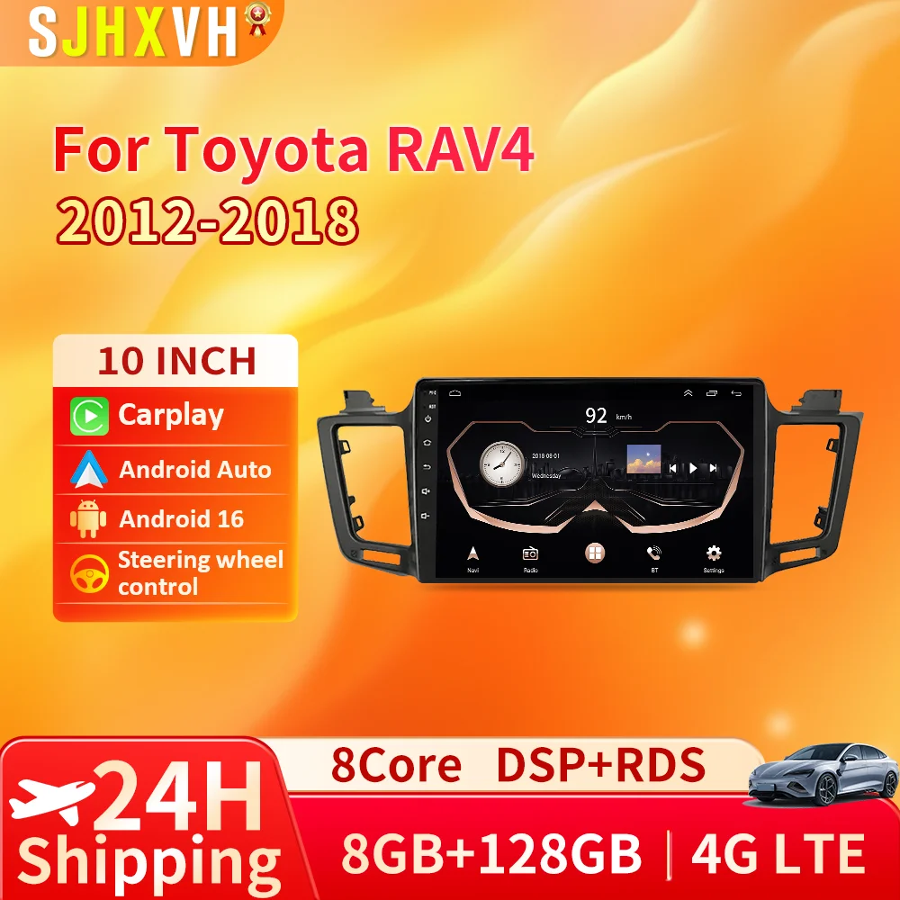 

For Toyota RAV4 Rav 4 XA40 2012-2018 Android Car Radio Intelligent Systems Auto Multimedia Player Navigation GPS Carplay Screen