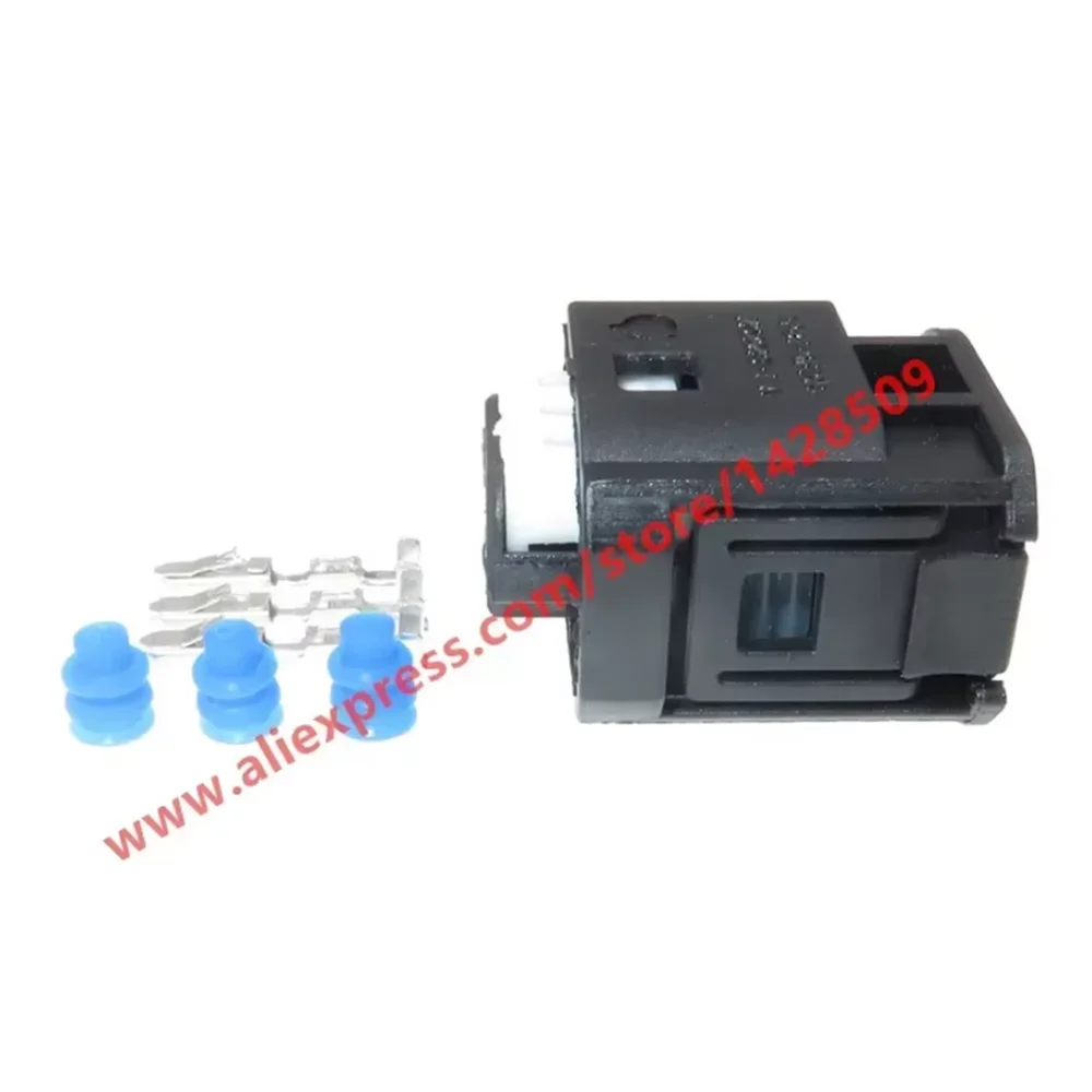 1 Set 3 Pin Auto Pressure Switch Cold Air Pressure Sensor Connector Waterproof Throttle Pedal Plug For BMW BENZ 1-1452049-1
