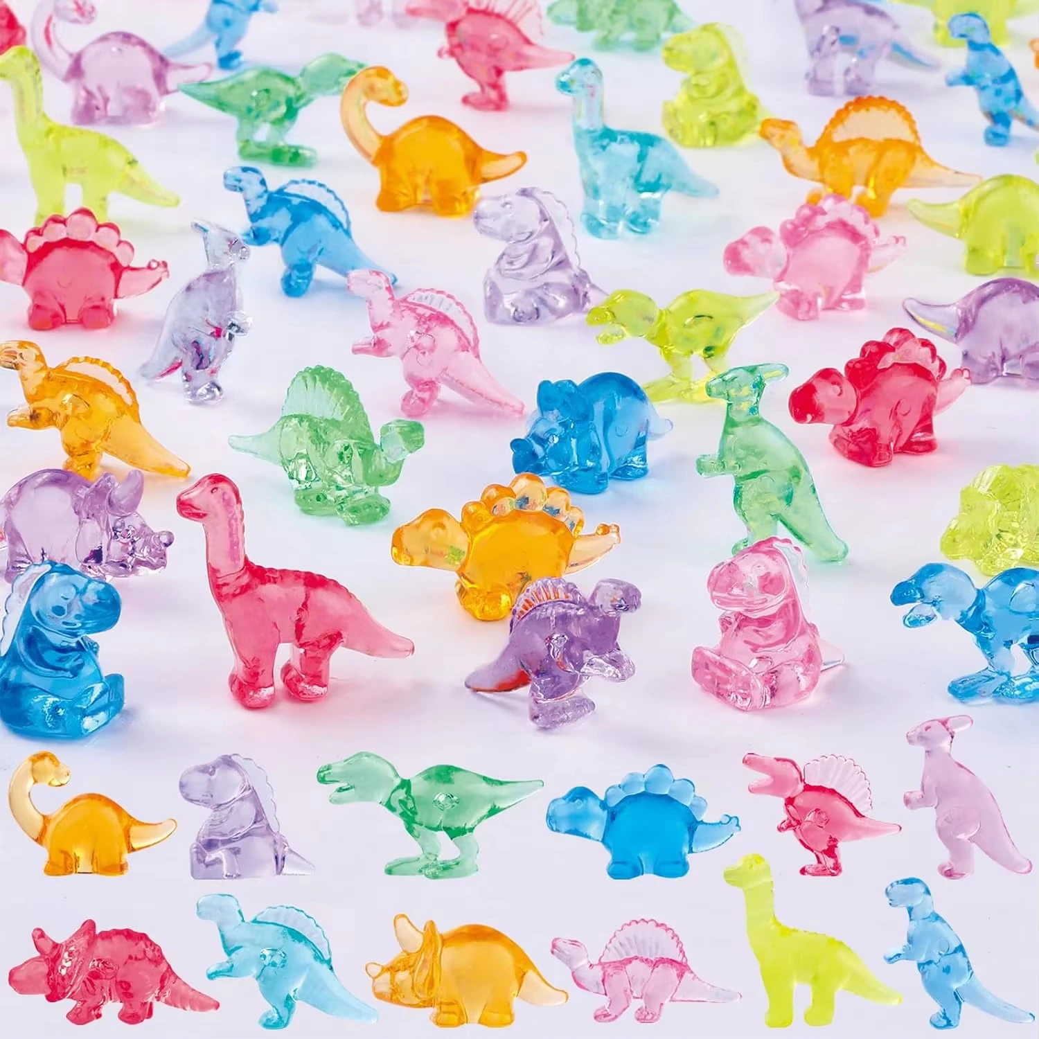 Kreative Mini-Tierfiguren aus Kunstharz, Dinosaurier-Figuren für den Schreibtisch, perfekt zum Dekorieren von Märchengärten, Aquarien und Spielzeughäusern. ﻿ – Detail 6