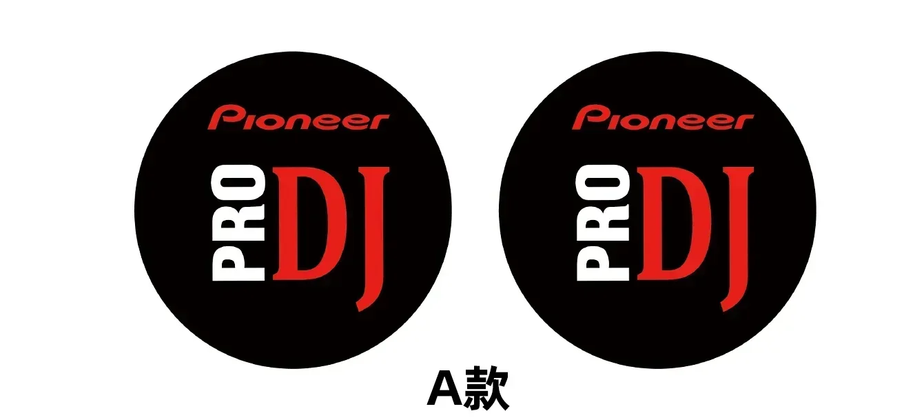 Pioneer Ddj-400 Jogwheel, Pioneer Colorful Film  a pair  (the Product Is Only Self-adhesive Film)