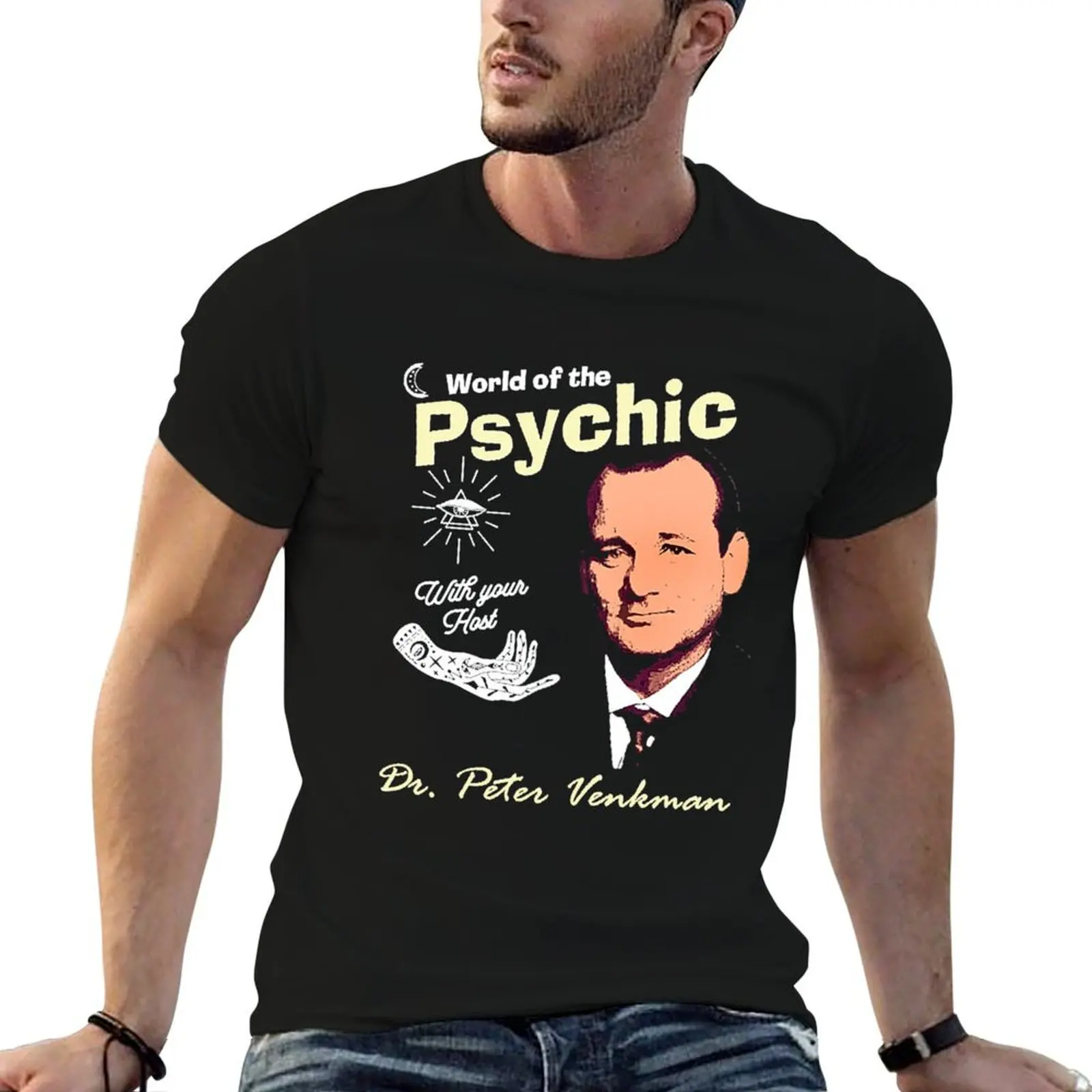 World of the Psychic with Dr. Peter Venkman - Ghostbusters 2 T-Shirt Long Lasting Casual T-Shirt