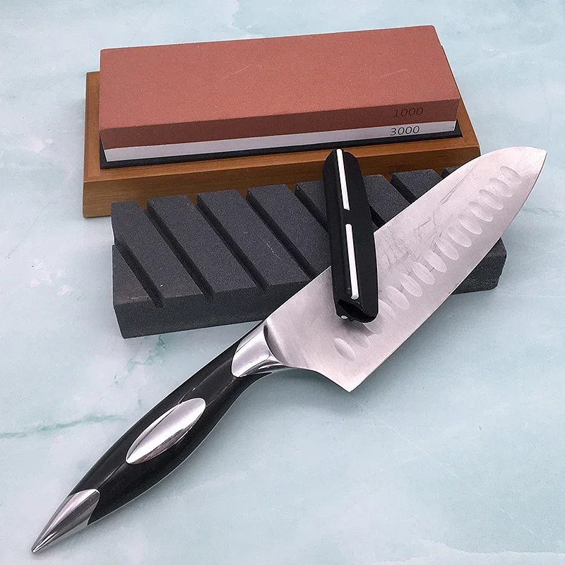 professional Double-sided sharpening stone set base angle guide Correction stone gring whetstone knife sharpener sharpening tool