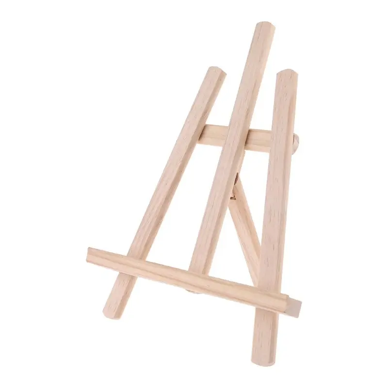 Mini A-shaped Easel Stand Art Display Stand Wooden Holder Adjustable Foldable for Canvas Paintings Artworks Displaying