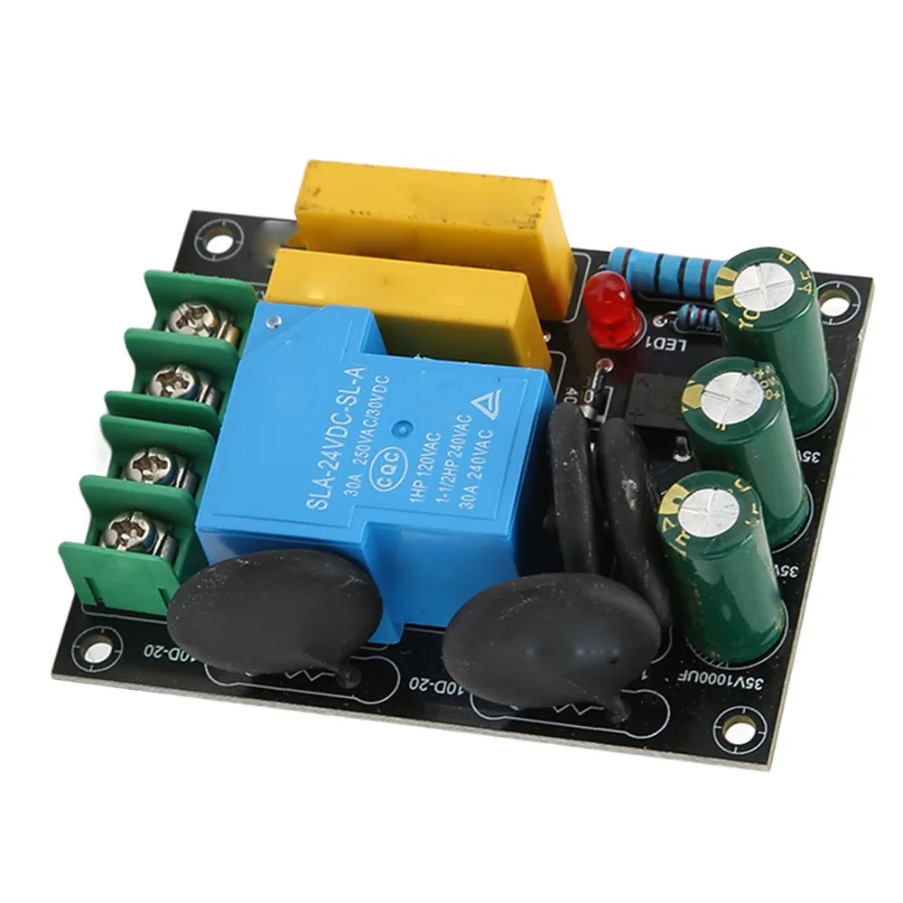 Practical 30A Soft Start Module 6600W AC 100V‑250V Power Start Board Start Protection Board Amplifiers