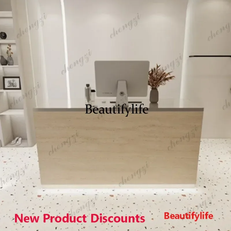 45 Modern Chinese-style Reception Desks Medical Aesthetics Reception Desks Dental Clinic Office Furniture Zum Empfang ZY40JDT