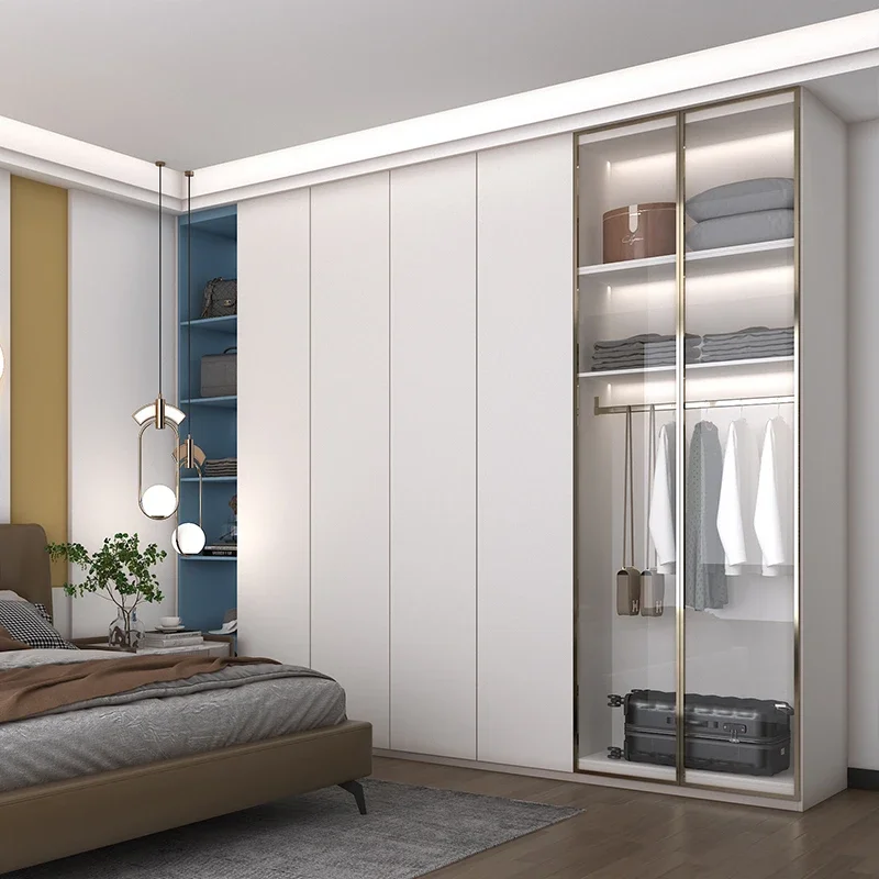 Hotel bedroom wardrobe door customized household furniture overall home decoration  cloakroom