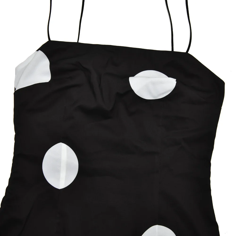 تنورة نسائية مطبوعة بدون ظهر بحمالات، تصميم مثير بأربطة، ملابس سهرة عصرية للحفلات لمحبي الموضة عبر الحدود #4