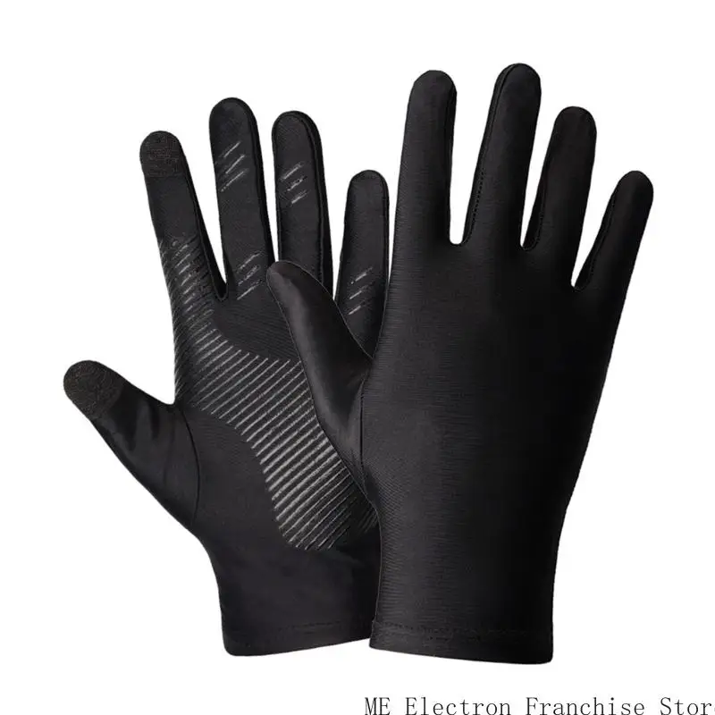 Unisex T5EA Удобные легкие шелковые перчатки для велосипедной езды на открытом воздухе Sport Secure Grip Giving и ежедневное