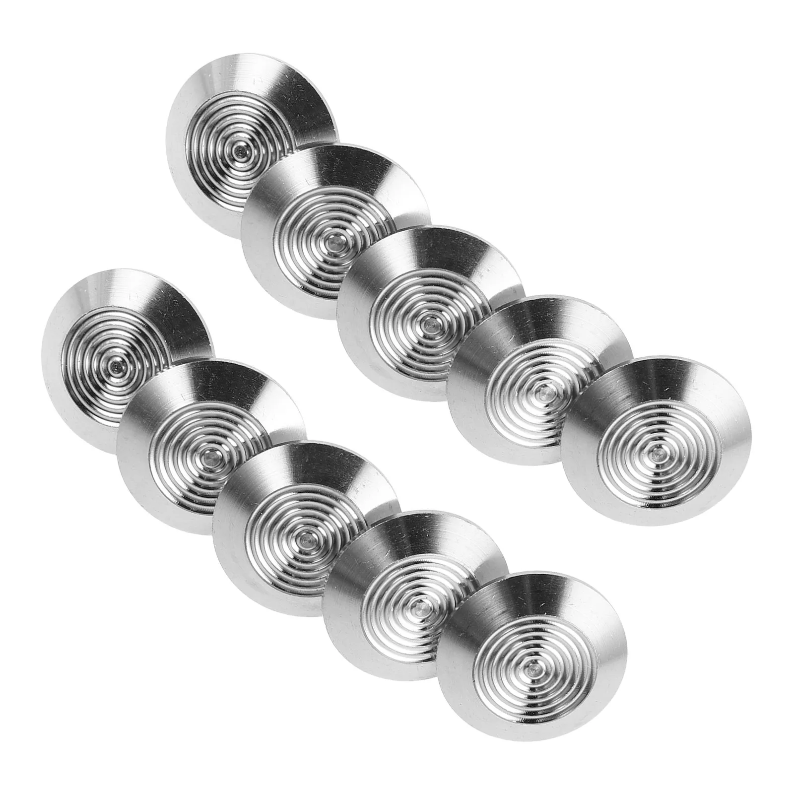 10Pcs Blind Sidewalk Tactile Studs Stainless Steel 0.98 Inch Metal Nails Public Safety Indicators for Pathways