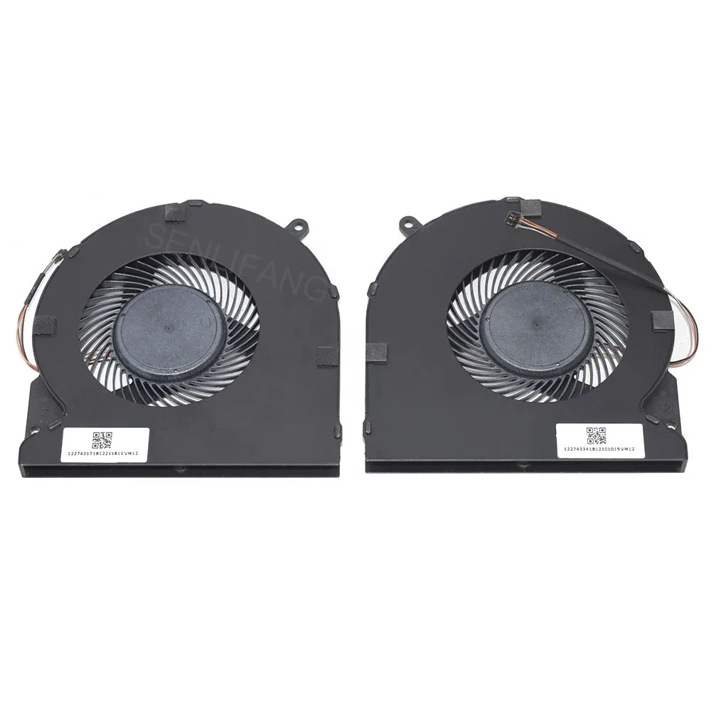 For Razer Blade 15 RZ09-0301 0270 02385 RZ09-0288 0313 0330 0367 New GPU Cooler Fan DFS5K123043635 DFS5K121144645 CPU Fan