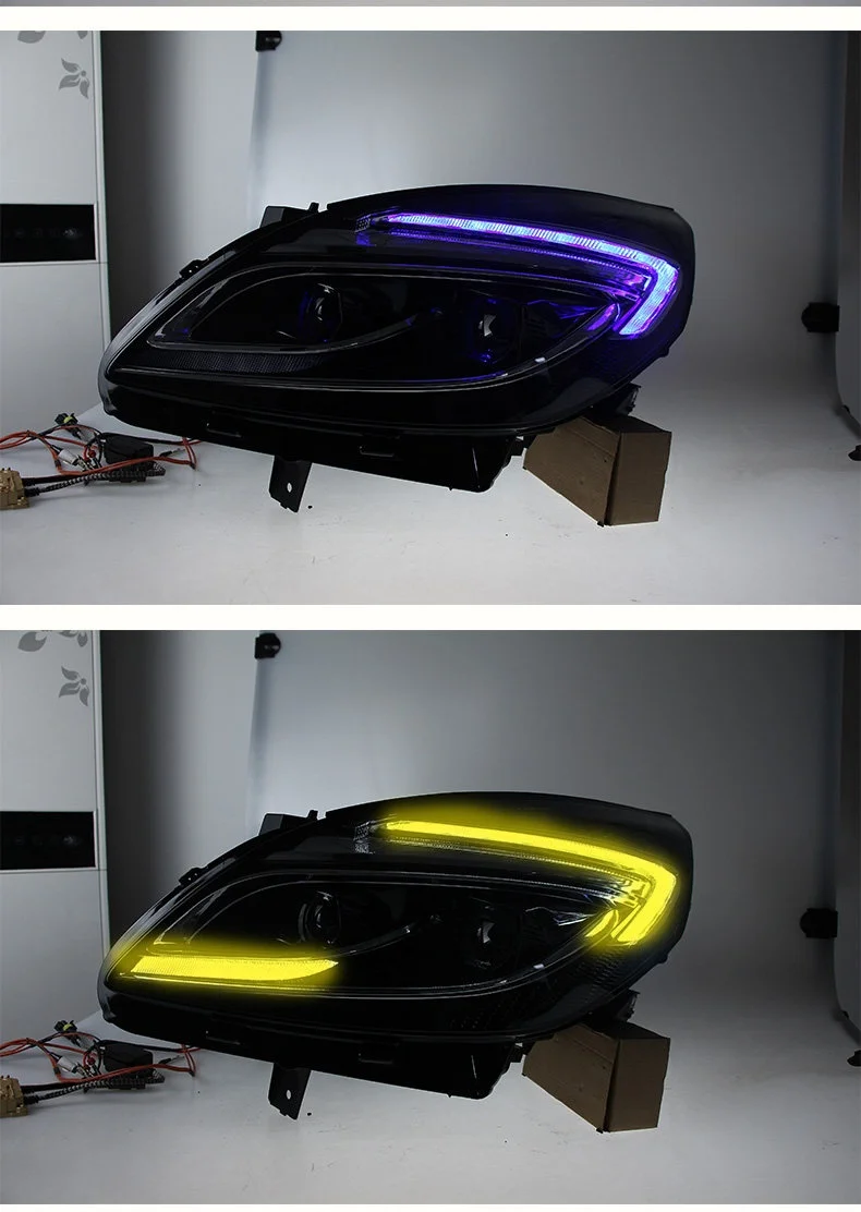 for Buick 11-16 GL8 Headlight Assembly Modifying Headlights Daytime Running Light Flow Direction Headlight