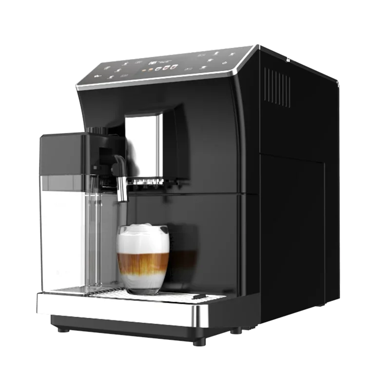 ZT-202 Various Beverage Parameters Can Be Customized Multiple Function Languages Home Coffee Machine with Standing Cabinet