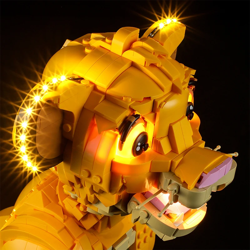 레고 43247 젊은 사자왕용 DIY LED 조명 키트(LED 조명만, 블록 모델 없음)