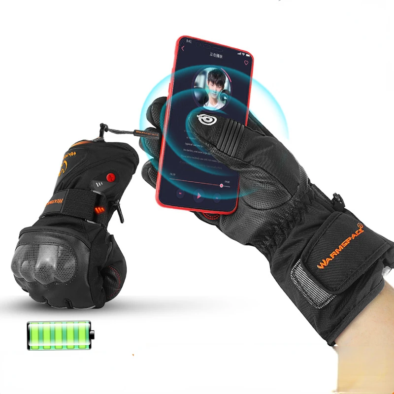 

Anti-cold Motorcycle Electric Heating Touch Screen Ski Gloves Anti-fall Waterproof Windproof Thermal Gloves Electric Gloves