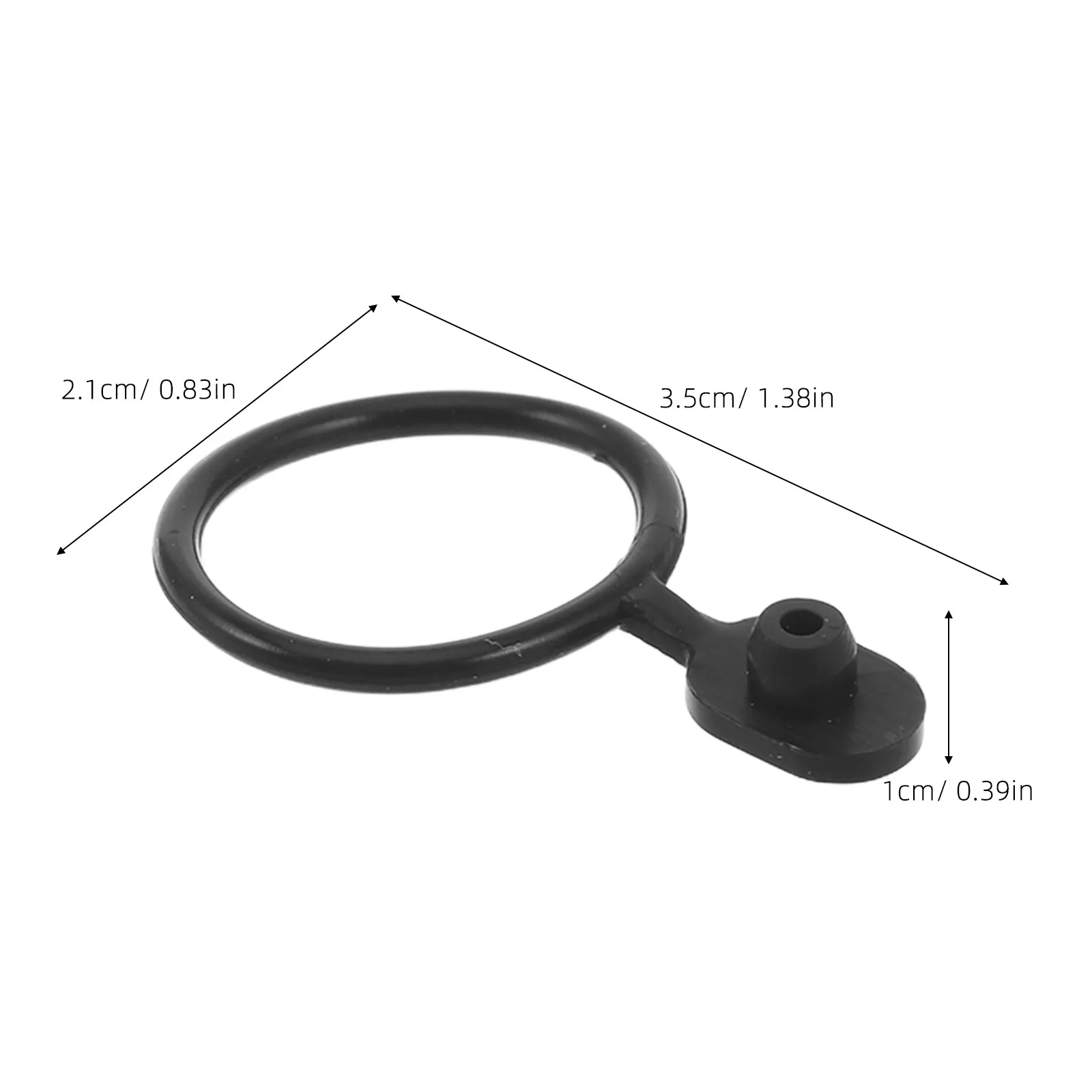 20Pcs Waterproof Silicone Torch Charging Hole Protective Cover Black Dust Plug Cap for Flashlight Charging Port Outdoor view 5