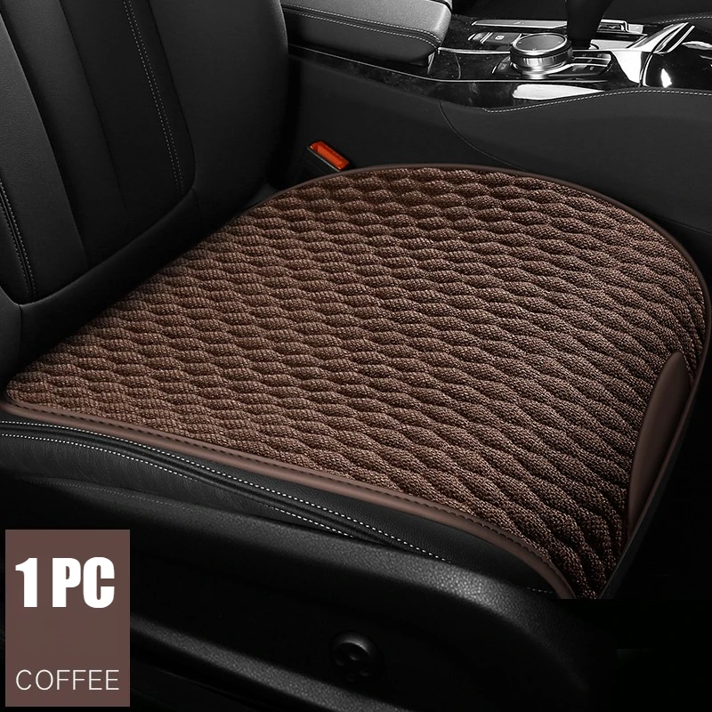 Universal Car Seat Cushion for the Front Row, High-Quality, Comfortable, Durable, Easy-Care Linen Car Seat Cushion, Suitable for All Seasons, Not Hot in Summer, Not Cold in Winter, a Must-Have for Cars, Enhancing the Driving Experience