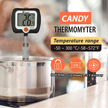 Confectionery/Sugar/Candy Thermometer Food Cooking Kitchen Digital BBQ Thermometer Meat…