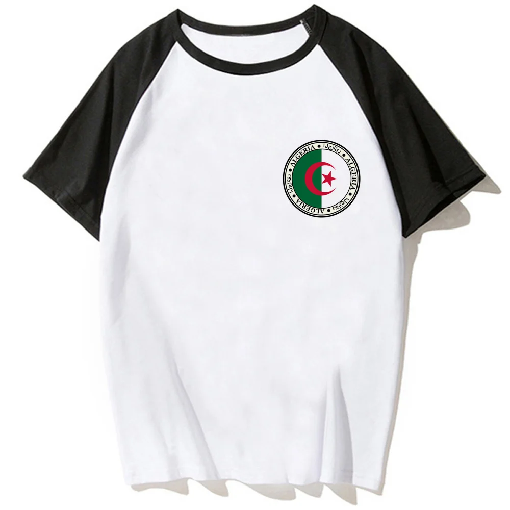 Algeria t-shirts men funny graphic summer t-shirts boy 2000s y2k designer clothing