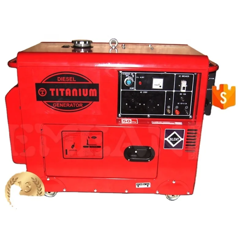 Small diesel Silent Generator for Home 3kw 3kva Soundproof Generator Fuel Consumption Prices