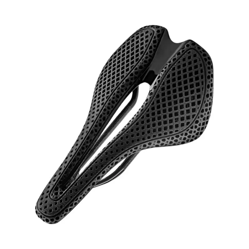 

652F Comfortable Bicycles Cushion Carbon Fiber Bike Saddles Pad Shockproof Bike Cushion for Mountain Exercise Bike