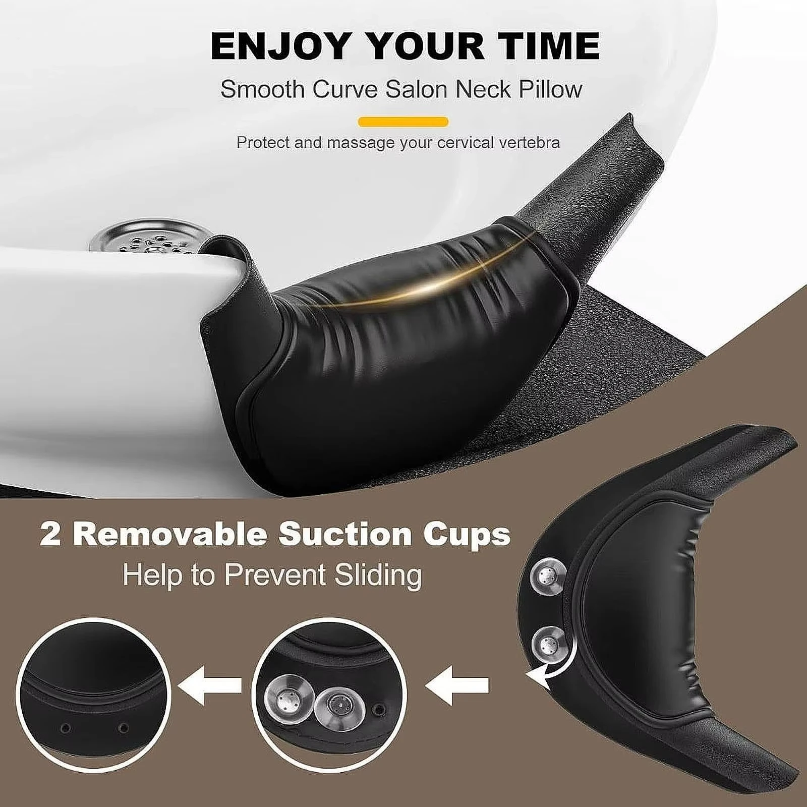 

Silicone Hair Washing Neck Rest Pillow Cushion Shampoo Bowl Gel for Home Use Barber Tool Comfortable Salon Quality