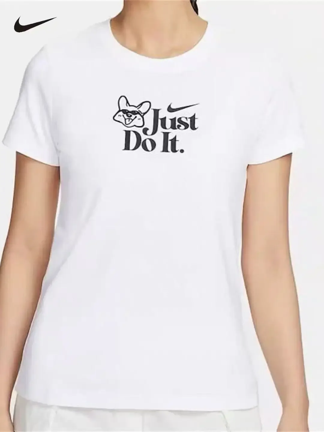 Nike Women T-shirt Summer New Arrival Breathable Soft Basic Casual Sports Tee Crew Neck Short Sleeve Top IM5974-100