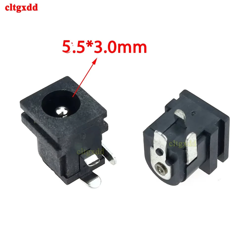5 Stück/Set PCB-Montage 5,5 X 2,1/2,5 3,0 mm Weiblicher DC-Stromanschluss Steckverbinder DC005 Schwarz 5,5*2,1/2,5/3,0MM – Detail 3