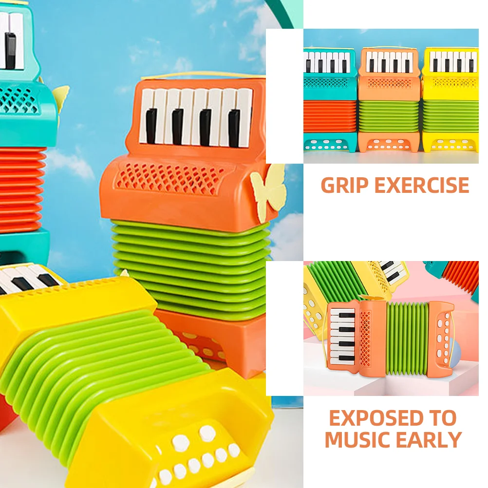 Children's Accordion Performance Instrument Taste Kids Preschool Musical Plastic