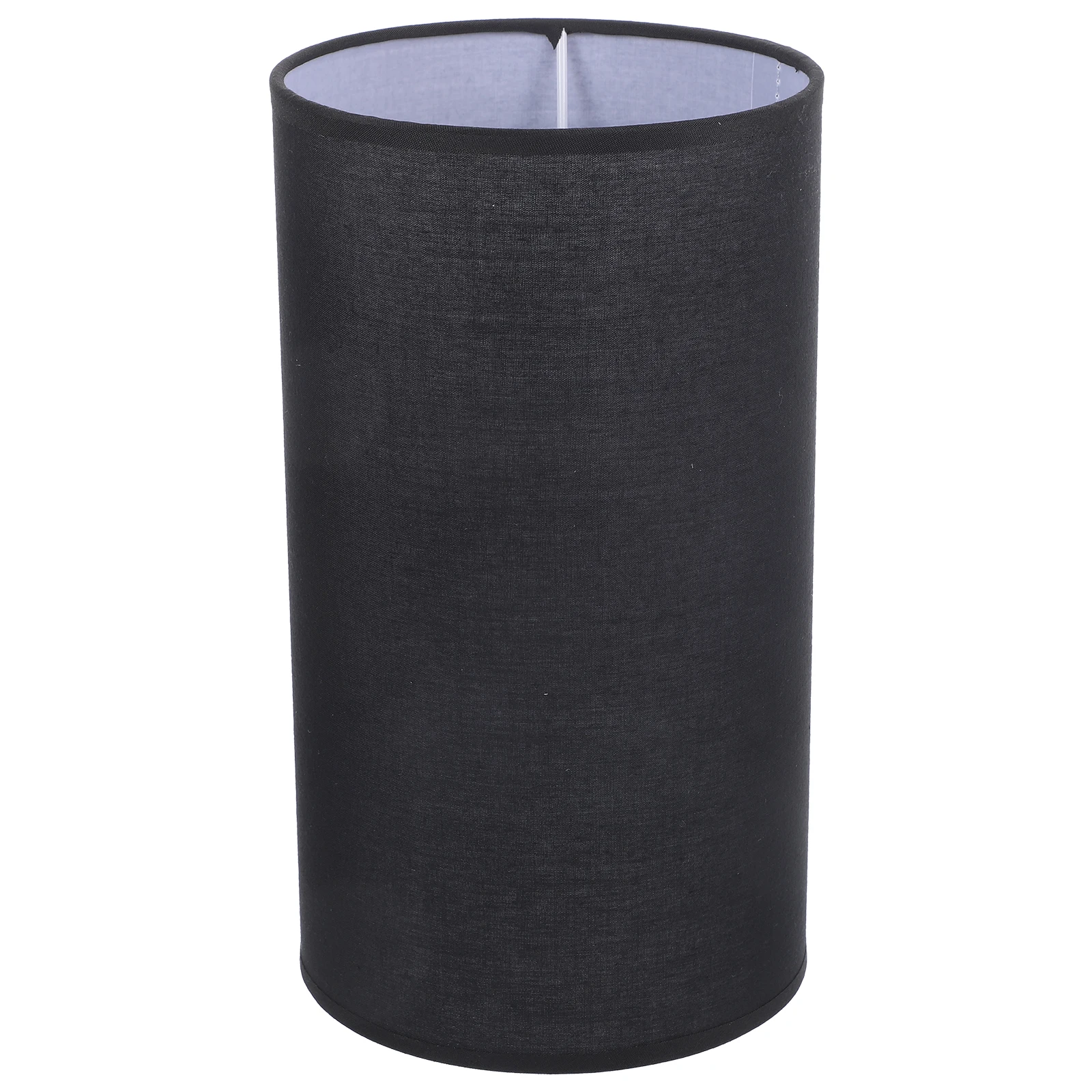

Fabric Lampshade Accessories E27 4.2cm TC Black Desk Table Floor Lamps Shades Replaceable Detachable Cloth Cover Home Office