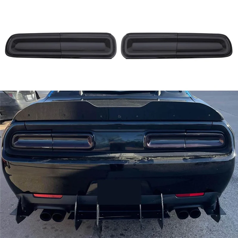 

AT92-Tail Light Cover Rear Light Guard Taillight Cover For Dodge Challenger Taillight Decorative Upper Taillight Cover