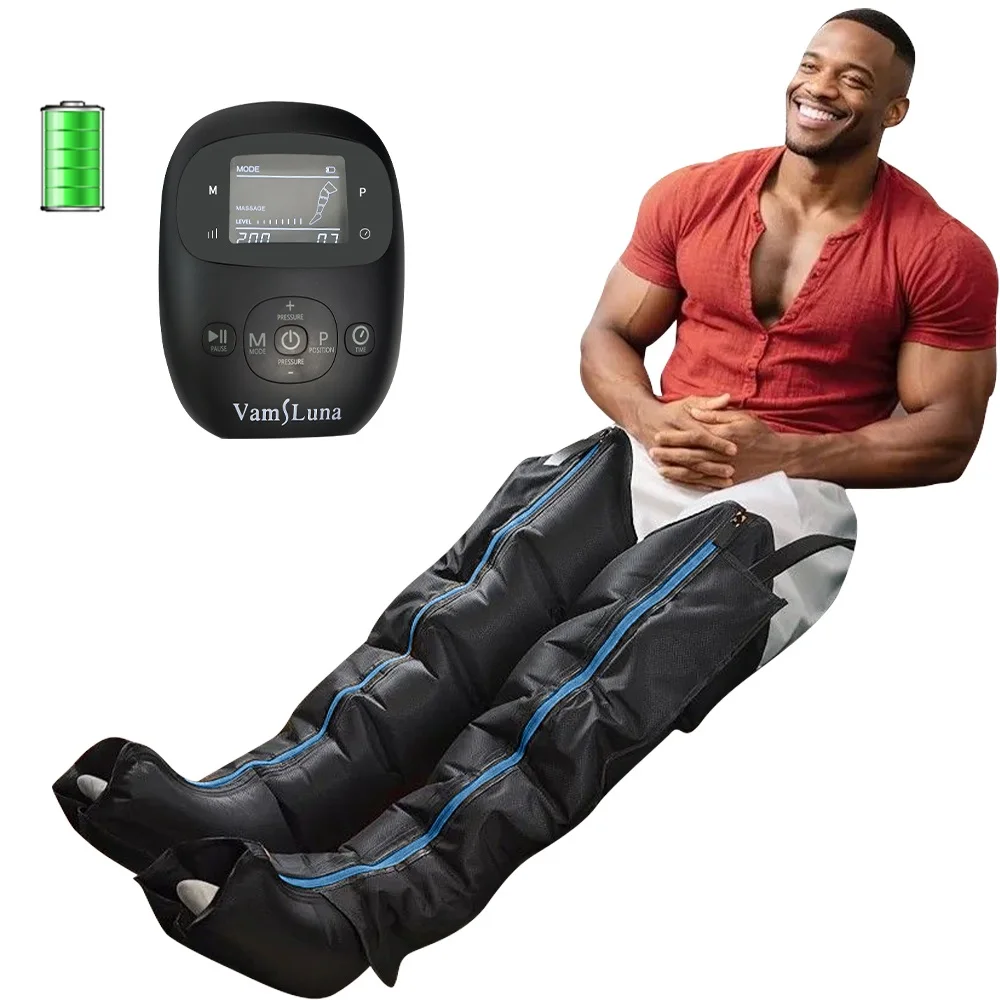 Professional Air Compression Therapy Massage Boot Leg Recovery System for Athletes Muscle Warm up & Recovery Relieve Soreness