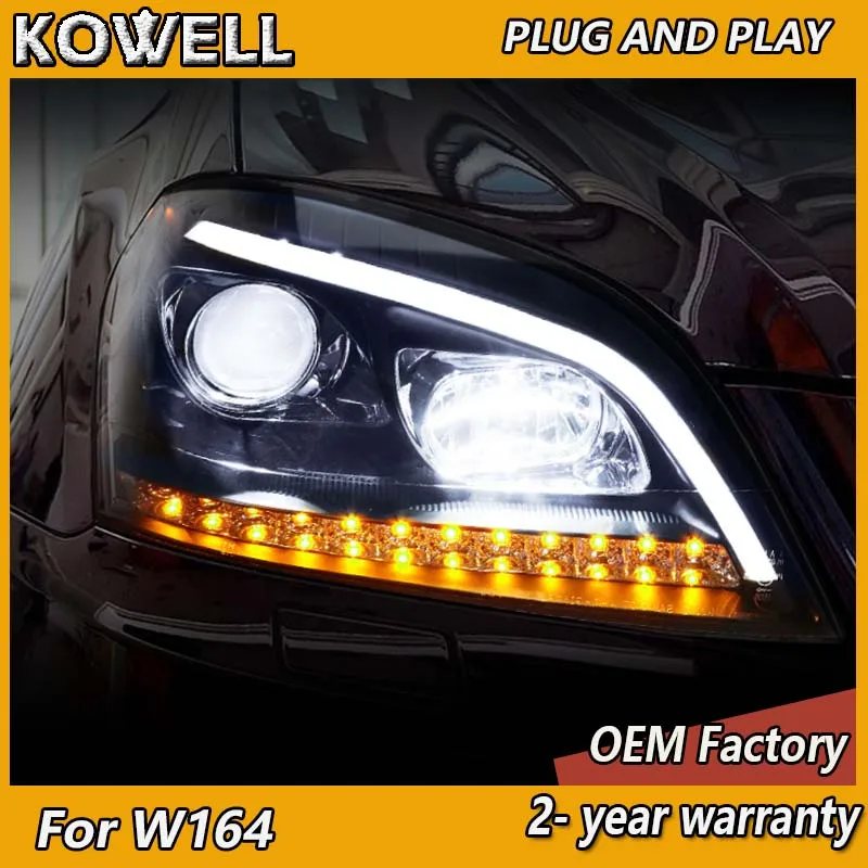 

Car Styling for Benz W164 Headlights 2005-2008 ML350 ML400 ML500 Head Light DRL Turn Signal High Beam Projector Lens