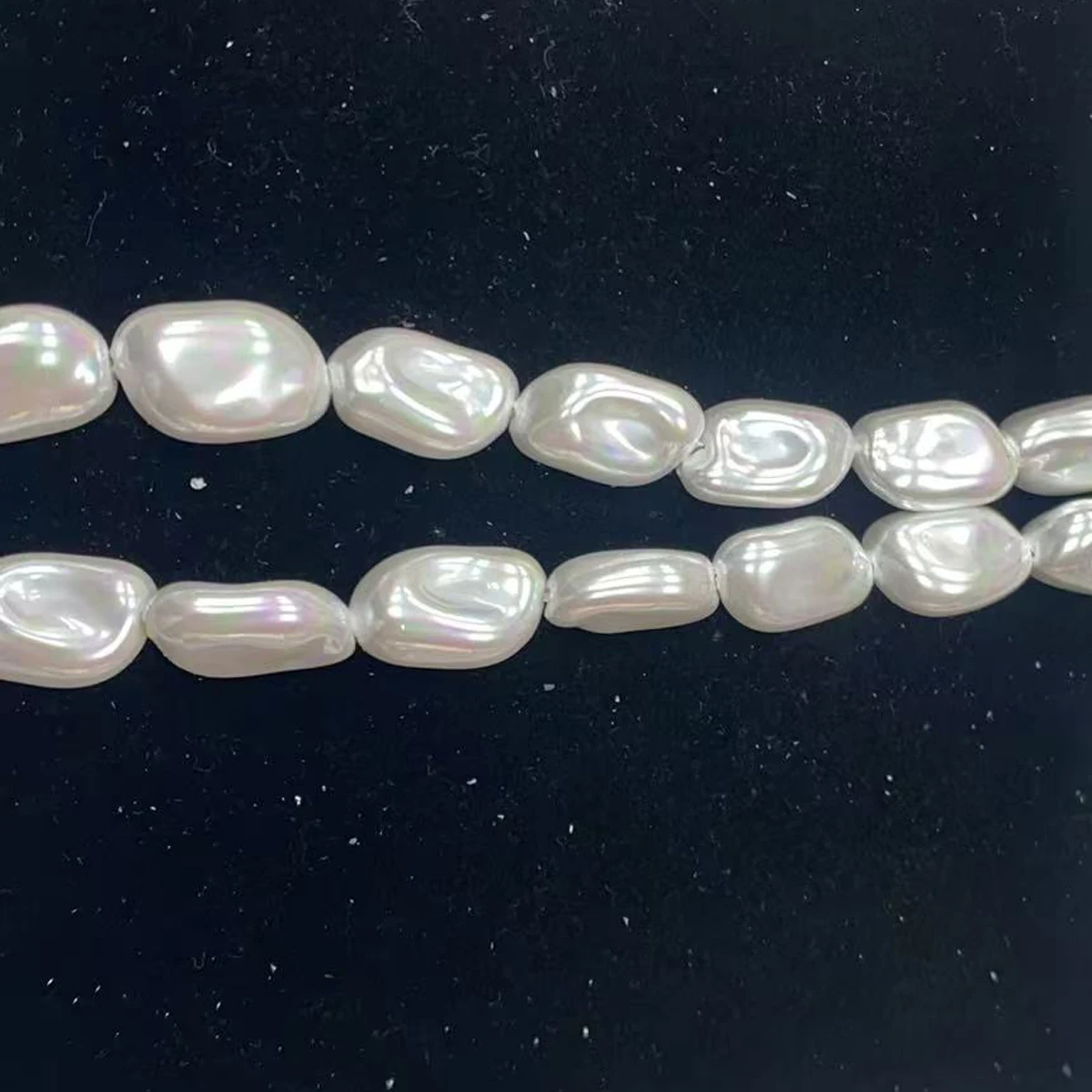 12x19mm Natural Shell Imitation Pearl Semi-finished Beads for Jewelry Making Supplies DIY Necklaces Bracelets and Accessories