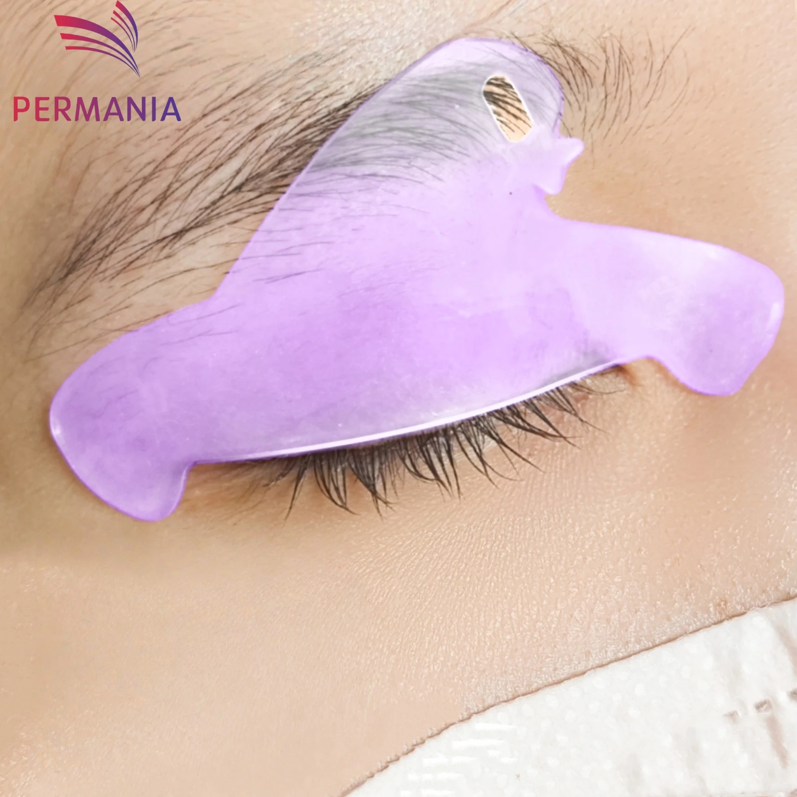 PERMANIA Protectores Autoadhesivos para Lifting de Pestañas, Almohadillas de Silicona Coreanas Ultrafinas y Suaves para el Paso N.º 1 de la Permanente, Parches para Ojos para Artistas de Pestañas