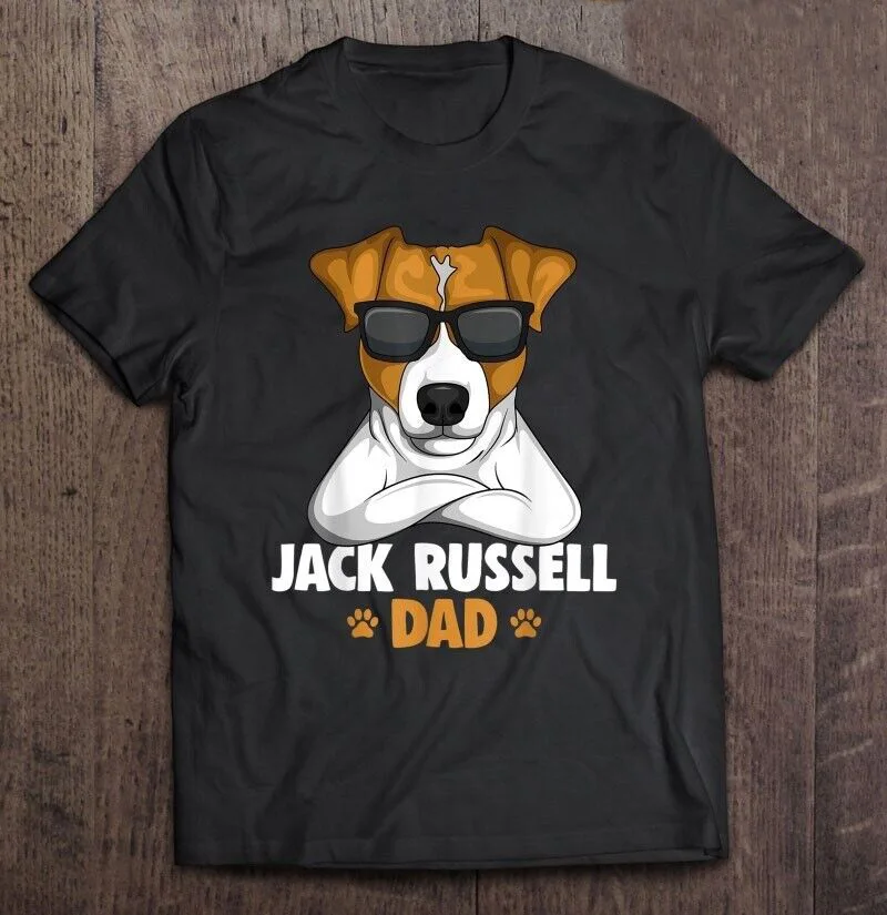 Jack Russell Terrier Dad Dog T Shirt S-6XL