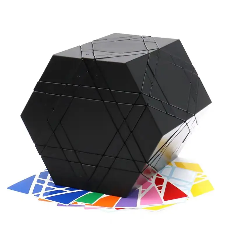 Galaxypuzzle Hexastar Prism Cube 5x5 Puzzle Black Body Collection Cube