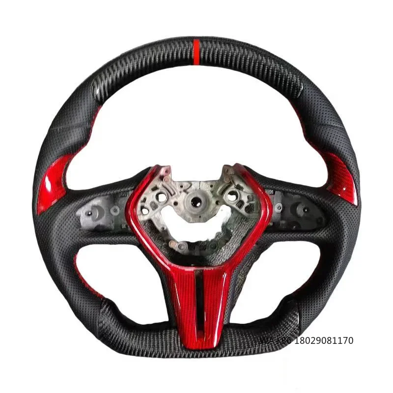 

Wholesale Hot Style Perforated Leather Carbon Fiber Steering Wheel for Q50 Car Steering Wheel