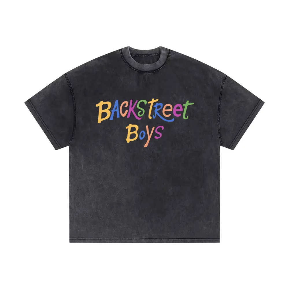 超希少❕Backstreet Boys Black & BlueツアーTシャツ Washed Vintage Backstreet Boys Black & Blue World Tour