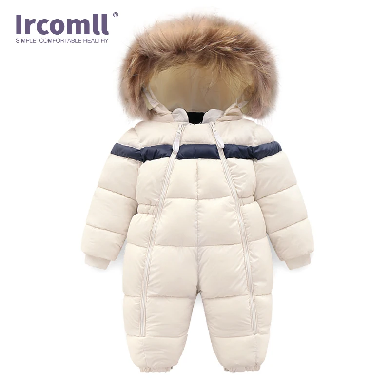 New Russia Winter Infant Baby Boy Girl Romper Thicken Baby Snowsuit  Windproof Warm Jumpsuit For Children Clothes Toddler Outfit