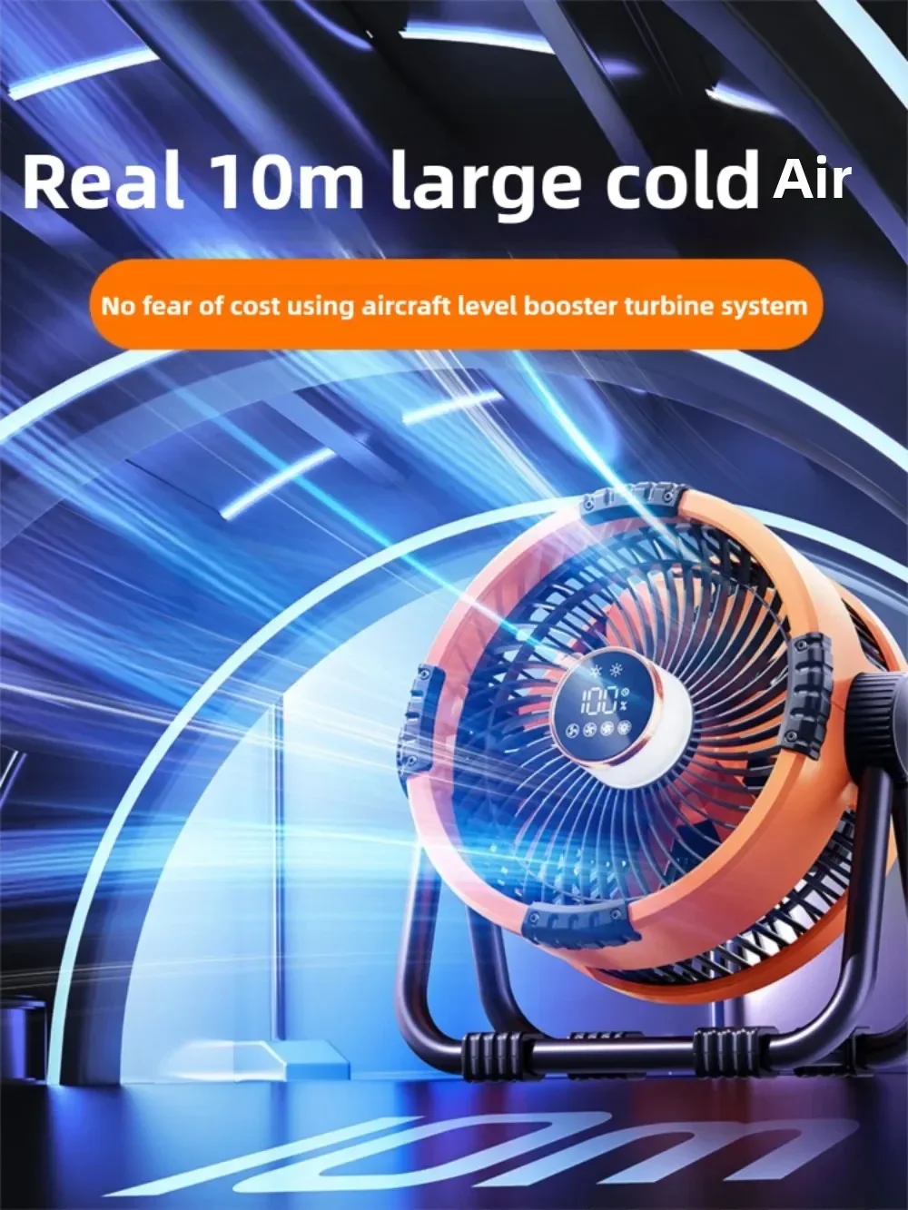 Multifunctional Outdoor Camping Fan Light 20000mAh Rechargeable Ceiling Fan with 3-speed Night Light and Power Bank Portable Fan image 6