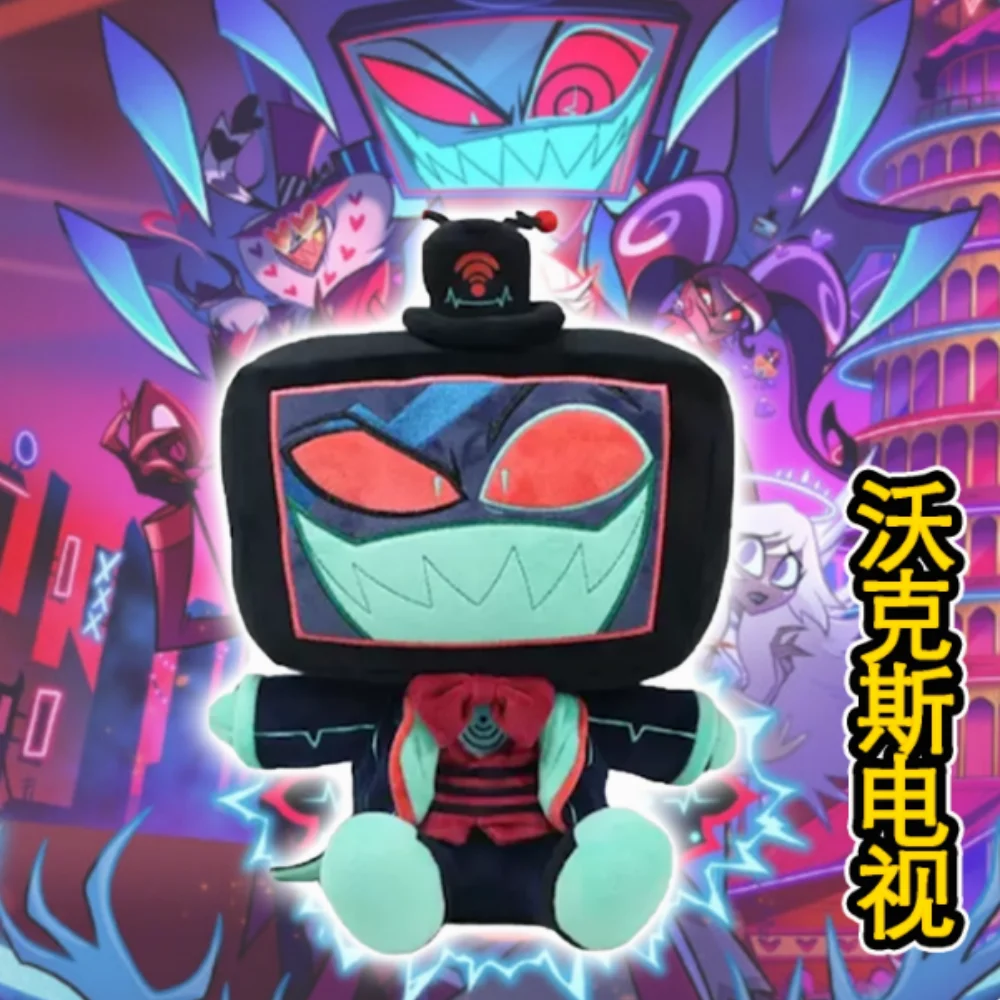 

В наличии Banpresto Hazbin фигурка мультфильм плюшевый Alastor Vox Valentino милая мягкая фигурка куклы украшения подарки