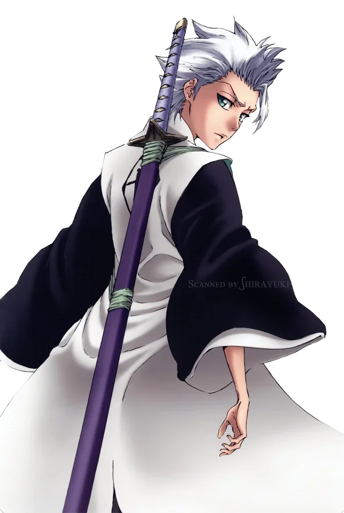 

Toshiro Hitsugaya Bleach v4 Weatherproof Anime Sticker Car Decal 3",6",8" 3 sizes for choice.