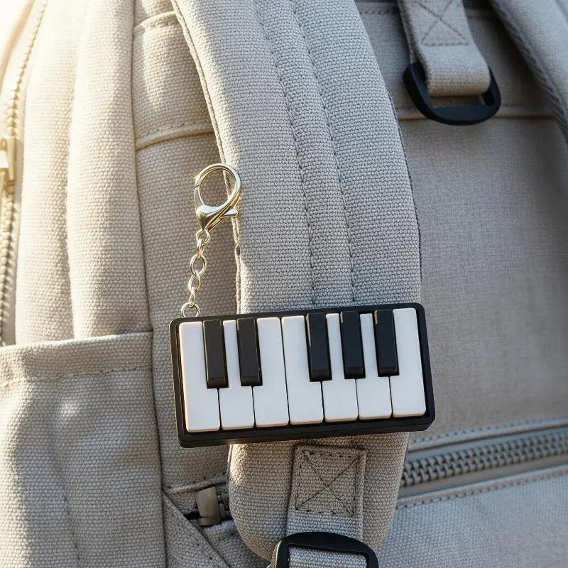 Press-Type 3D Printed Piano Keyboard Clicker Non-Toxic PLA Fidget Toy for Kids Adults Birthday Party Favor Gifts