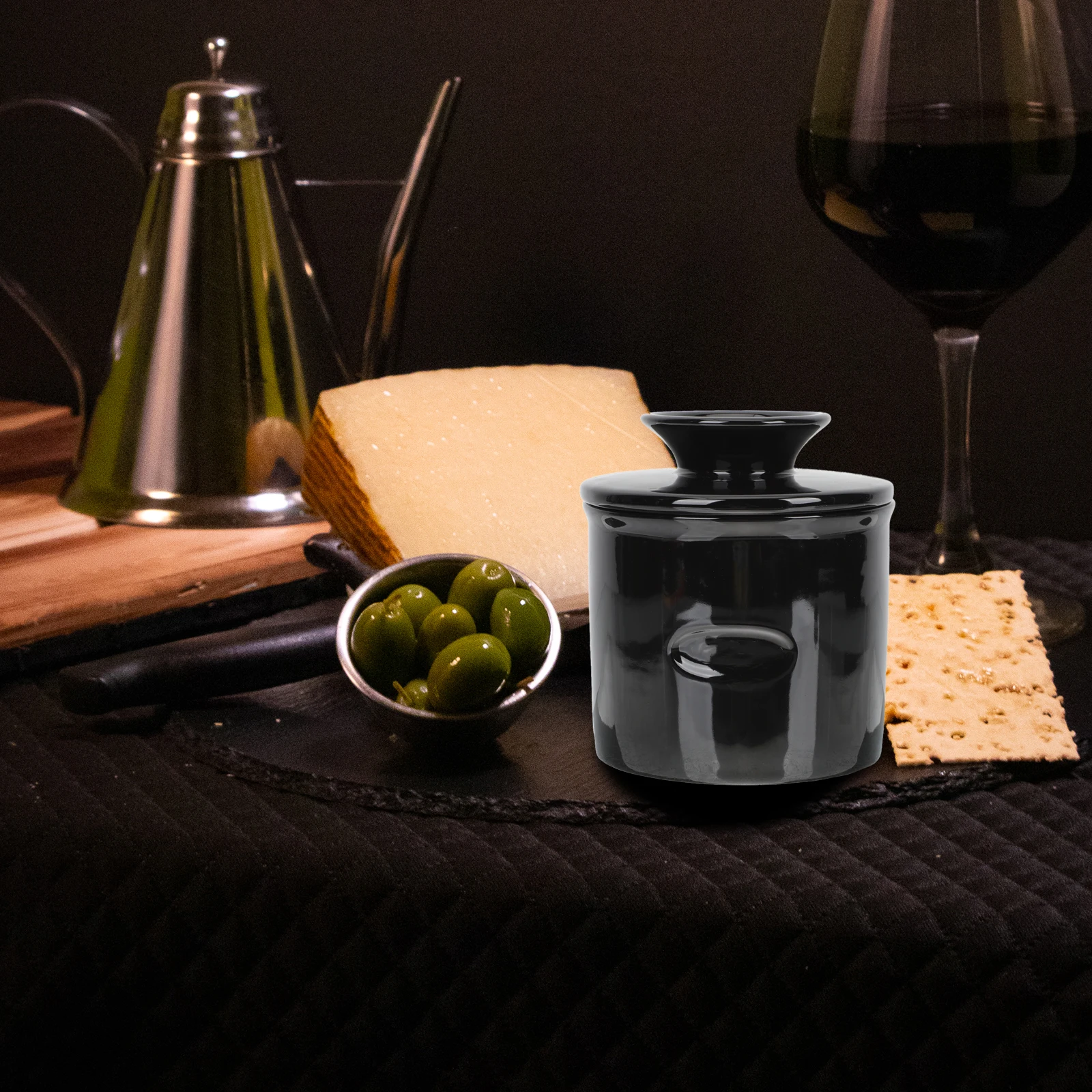 

Butter Keeper Ceramic Container Practical Design Suitable for Kitchen Restaurant Dessert Shop Gift Idea