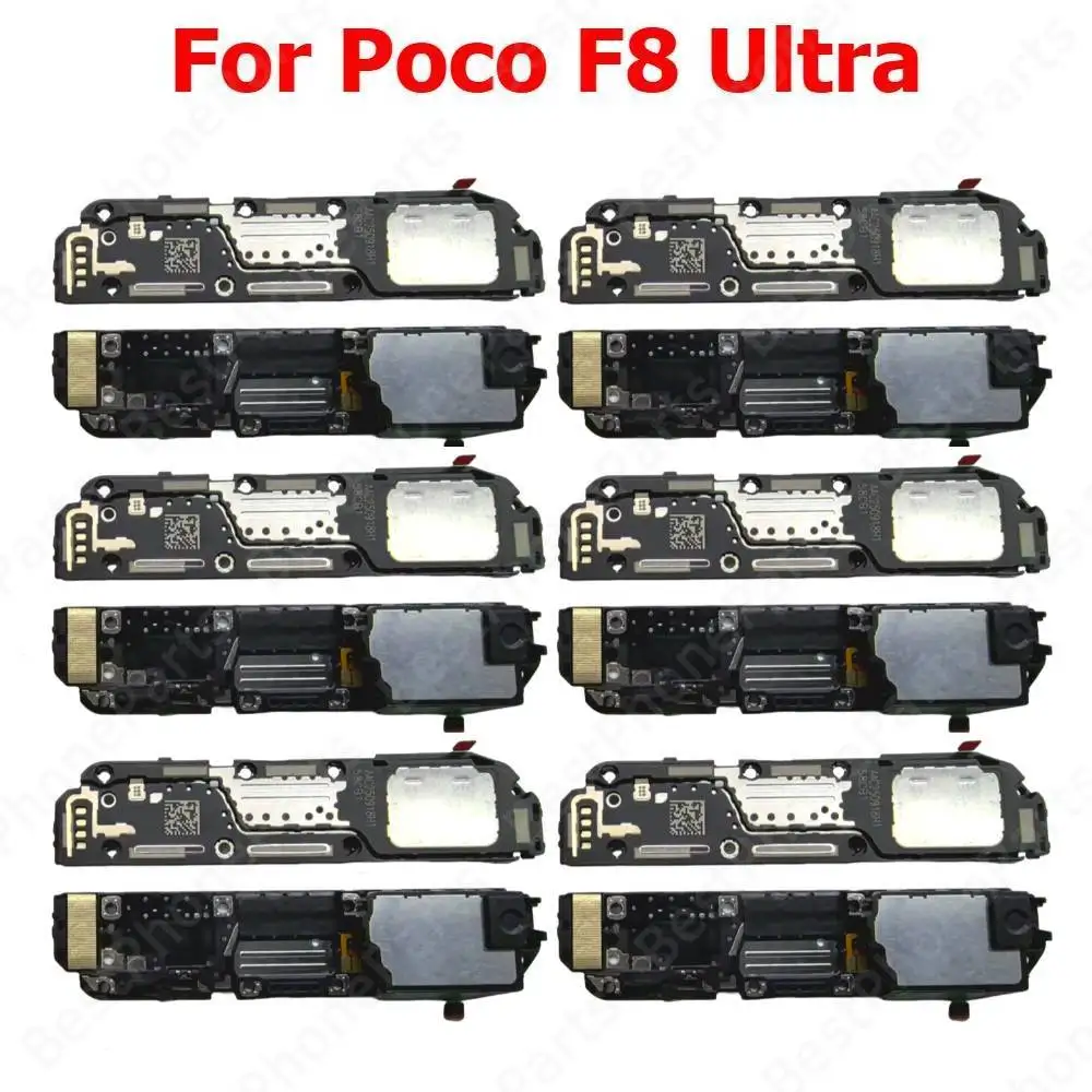 Loudspeaker For Xiaomi Poco F8 Ultra F8Ultra Loud Speaker Buzzer Ringer Sound Module Mobile Phone Spare Parts