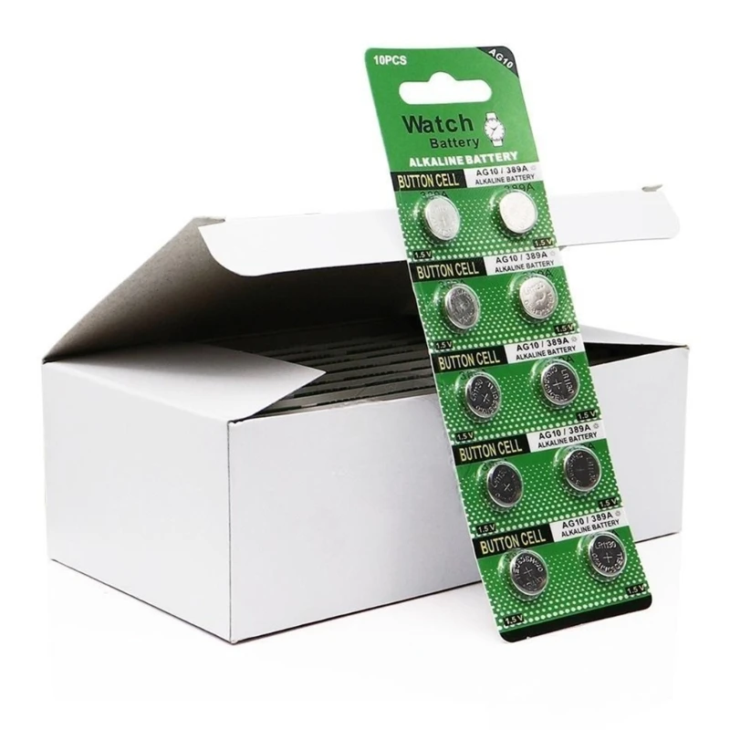 10/20/30/40 個パック LR1130 AG10 バッテリー 68mAh 1.55V ボタン電池信頼性